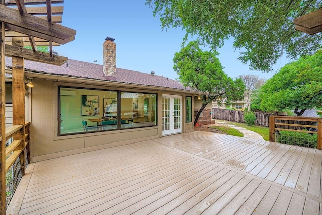 3501 Fleetwood Dr, Austin, TX 78704 - deck featuring french doors