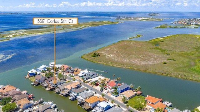 13517 Carlos Fifth Ct, Corpus Christi, TX 78418 - aerial view of residential area featuring a nearby body of water