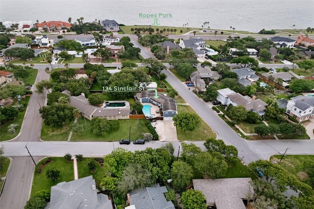 134 Sinclair St, Corpus Christi, TX 78411 - aerial view of property's location featuring nearby suburban area and a nearby body of water