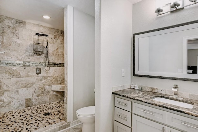 134 Sinclair St, Corpus Christi, TX 78411 - full bathroom featuring tiled shower and vanity