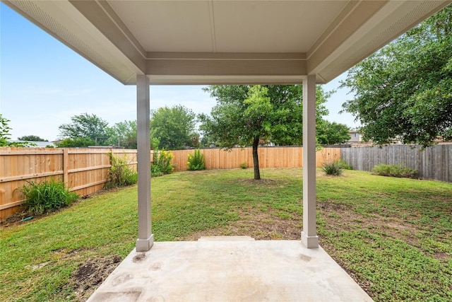 237 Baldwin St, Hutto, TX 78634 - fenced backyard with a patio