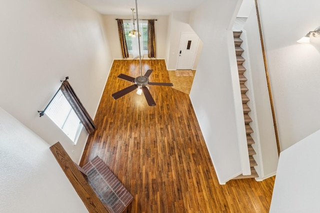 9004 Postvine Dr, Austin, TX 78724 - detailed view of wood finished floors