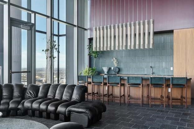 44 E Ave Unit 3801, Austin, TX 78701 - community lobby with a towering ceiling