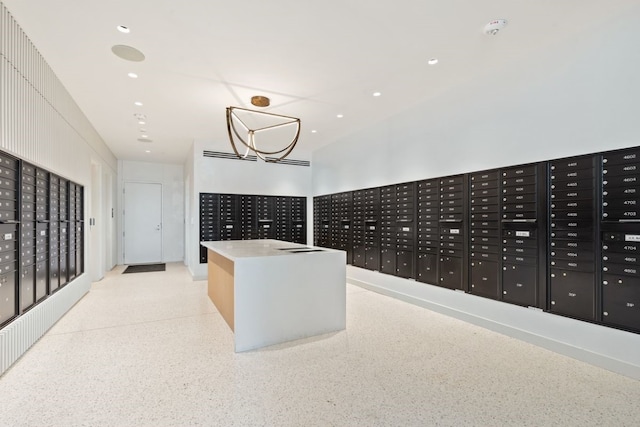 44 E Ave Unit 3801, Austin, TX 78701 - view of property's community with mail area and recessed lighting