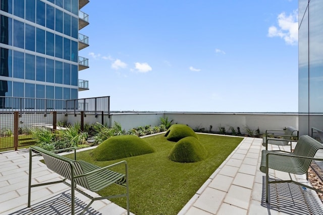 44 E Ave Unit 3801, Austin, TX 78701 - view of green lawn featuring a balcony