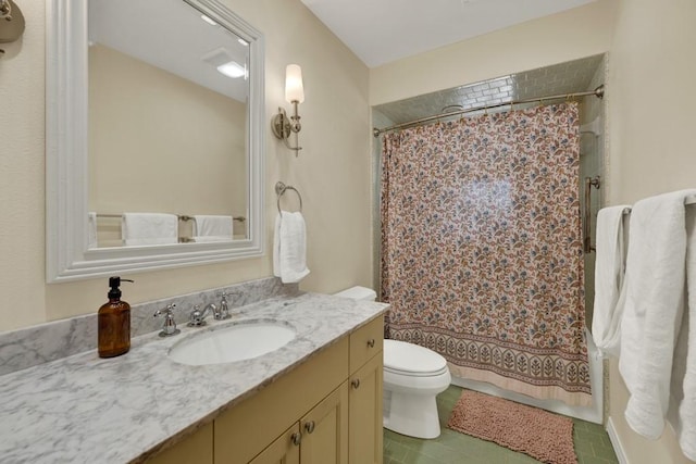830 Palomino Ln, San Marcos, TX 78666 - bathroom with vanity and tile patterned floors