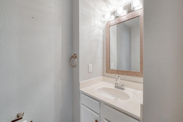 1511 Rhapsody Ridge Dr, Cedar Park, TX 78613 - bathroom featuring vanity and a textured wall