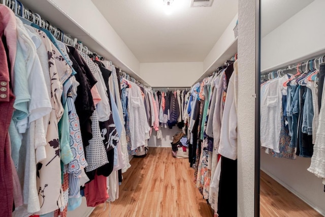 1511 Rhapsody Ridge Dr, Cedar Park, TX 78613 - spacious closet with light wood finished floors