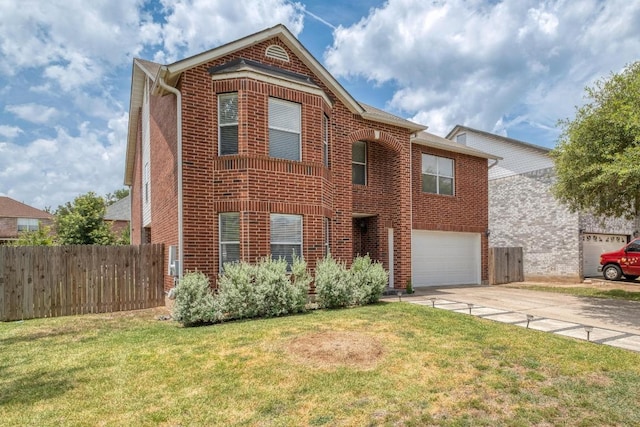 1511 Rhapsody Ridge Dr, Cedar Park, TX 78613 - view of front of property featuring brick siding, concrete driveway, and an attached garage