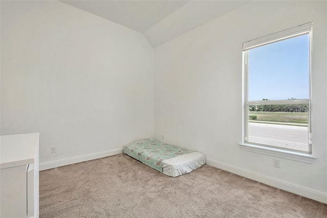817 Clear Spring Ln, Leander, TX 78641 - bedroom with carpet flooring, multiple windows, and vaulted ceiling