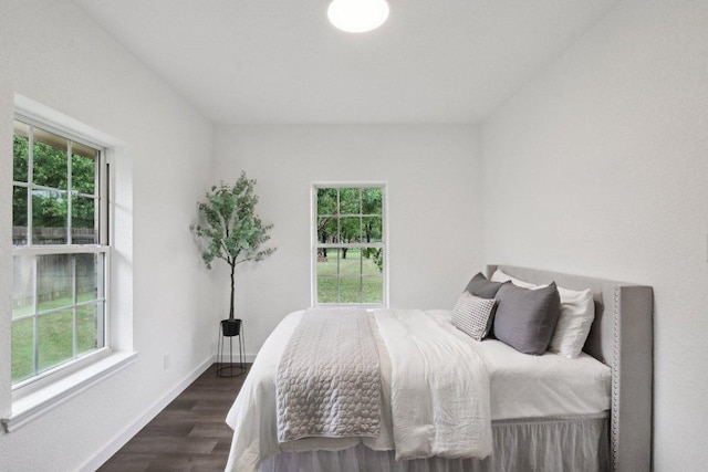 707 Mason St, Leander, TX 78641 - bedroom featuring multiple windows and wood finished floors