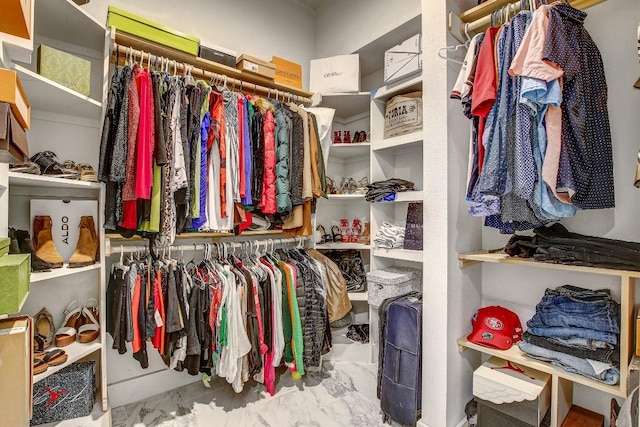 11300 Lake Dr, Austin, TX 78748 - spacious closet with marble finish floors