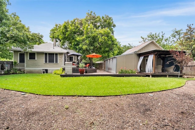 603 E Liberty Ave, Round Rock, TX 78664 - back of house featuring a deck