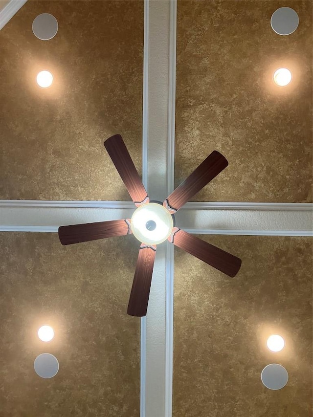 129 S Abrego Xing S, Floresville, TX 78114 - detailed view of a ceiling fan