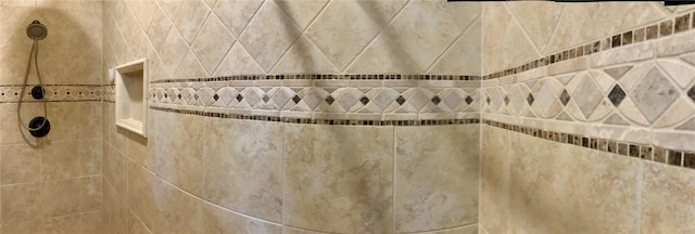 129 S Abrego Xing S, Floresville, TX 78114 - detailed view of tiled shower