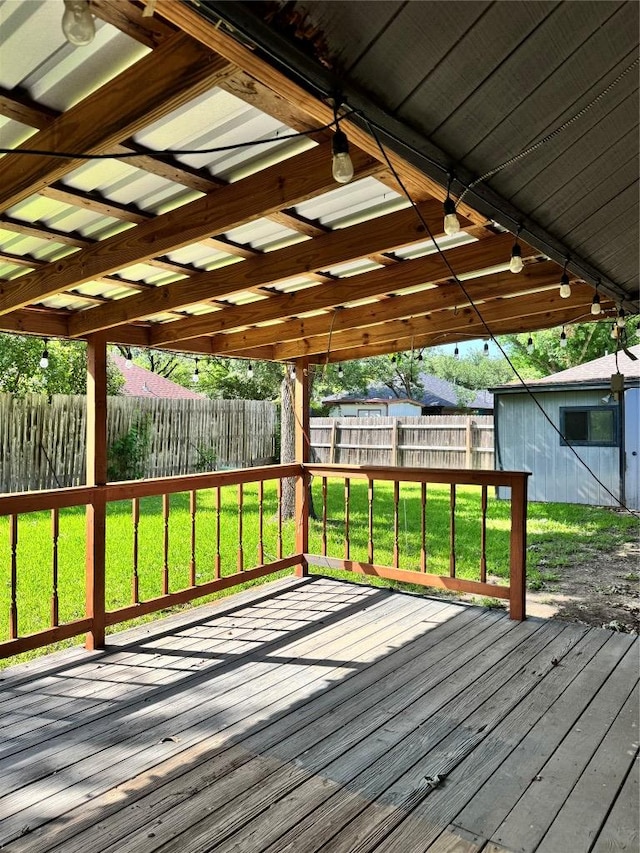 1000 Twin Creek Dr, Pflugerville, TX 78660 - wooden terrace featuring a fenced backyard