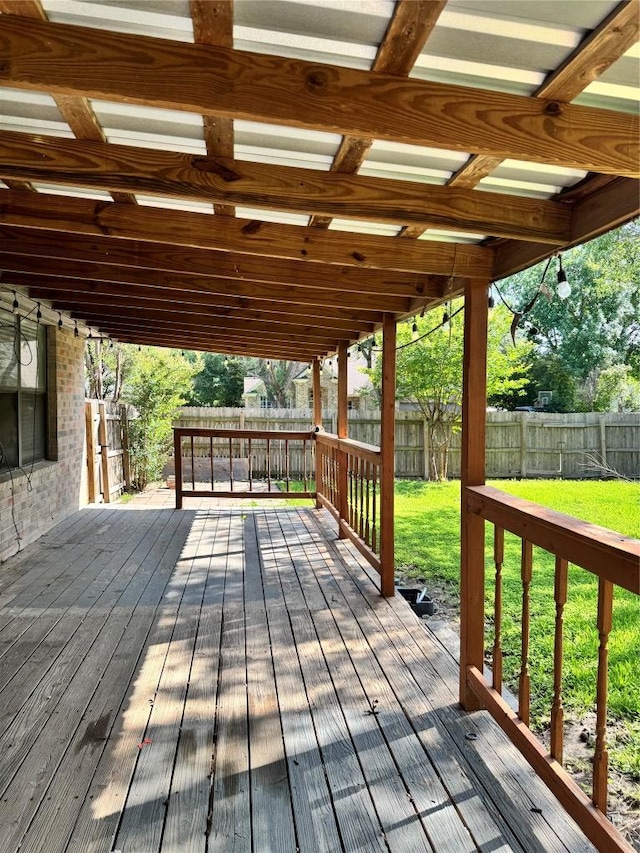 1000 Twin Creek Dr, Pflugerville, TX 78660 - wooden deck featuring a fenced backyard
