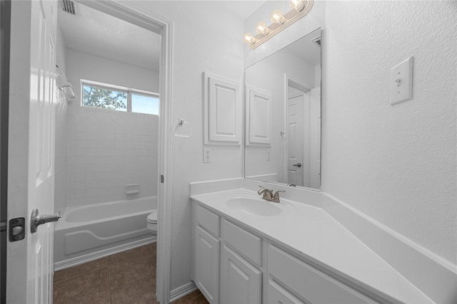 1601 Michael Robert Way, Cedar Park, TX 78613 - bathroom with vanity, tub / shower combination, and tile patterned flooring