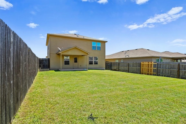 9207 Sandyford Ct, Killeen, TX 76542 - rear view of house featuring a fenced backyard and a patio area