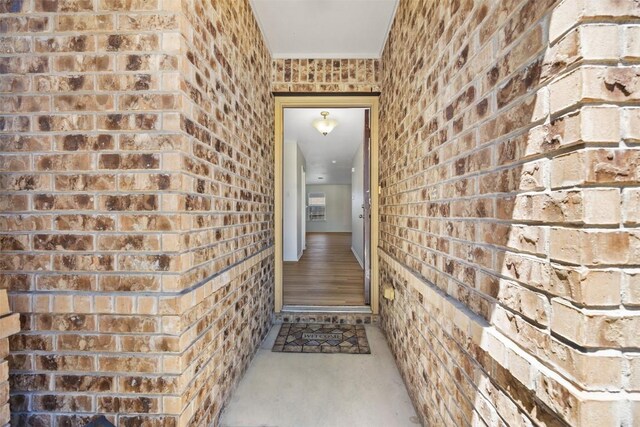 9207 Sandyford Ct, Killeen, TX 76542 - doorway to property featuring brick siding