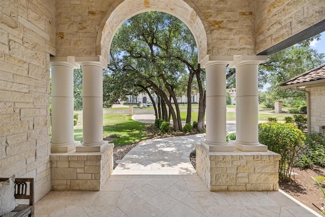 117 Bella Cima Dr, Austin, TX 78734 - view of covered porch