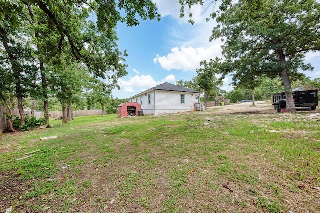 114 Crepe Myrtle Pkwy, Elgin, TX 78621 - view of yard with a shed