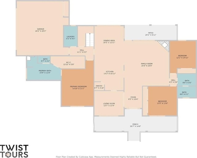 13410 Saddle Back Pass, Austin, TX 78738 - view of property floor plan