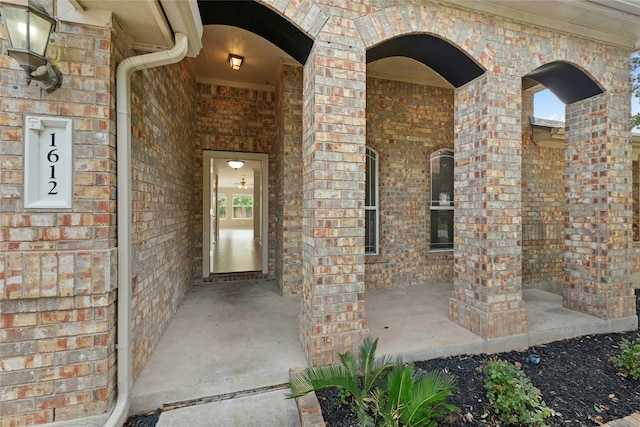 1612 Cora Marie Dr, Pflugerville, TX 78660 - property entrance featuring brick siding and a porch