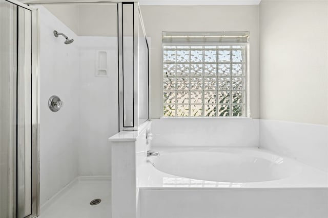 1612 Cora Marie Dr, Pflugerville, TX 78660 - full bath with a stall shower and a garden tub