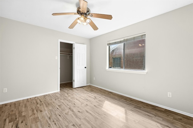 1612 Cora Marie Dr, Pflugerville, TX 78660 - unfurnished bedroom with wood finished floors and a ceiling fan