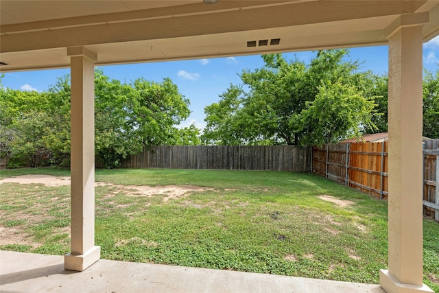 1612 Cora Marie Dr, Pflugerville, TX 78660 - fenced backyard featuring a patio