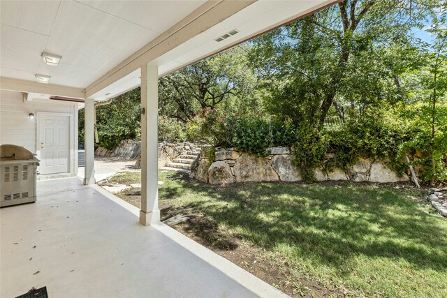 1403 Roaring Frk, Leander, TX 78641 - view of patio / terrace with area for grilling