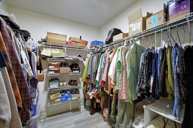106 Wild Plum, San Marcos, TX 78666 - spacious closet with wood finished floors