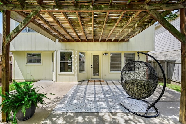 3528 Ruby Red Dr, Austin, TX 78728 - view of patio featuring a pergola