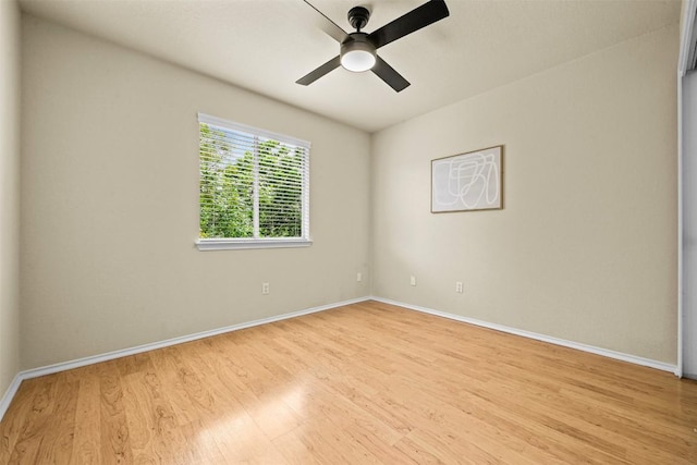 3528 Ruby Red Dr, Austin, TX 78728 - unfurnished room with wood finished floors and a ceiling fan