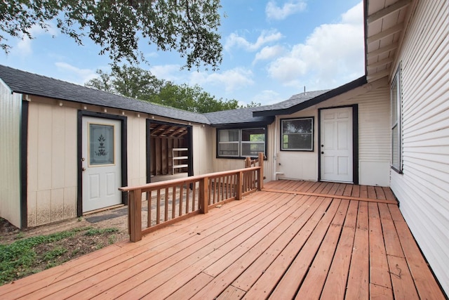 1414 E 4th St, Lampasas, TX 76550 - view of wooden terrace