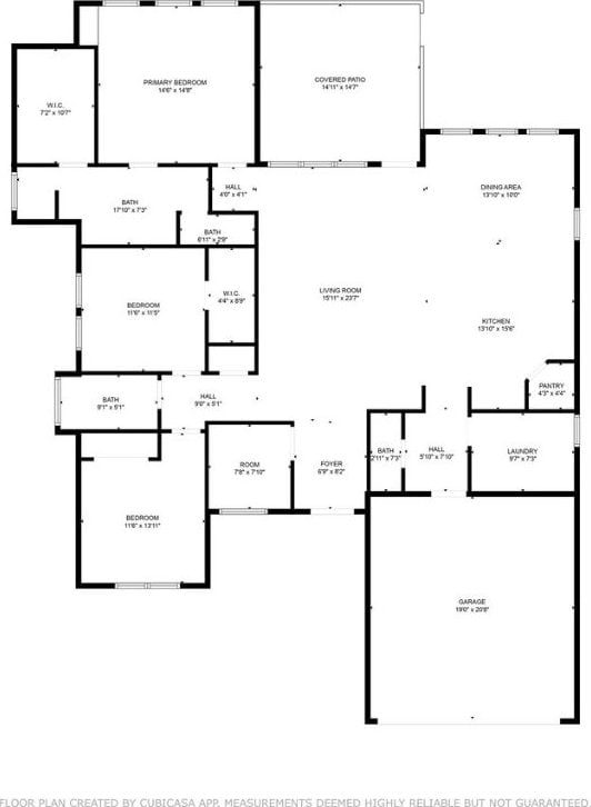 108 Bill St, Elgin, TX 78621 - view of floor plan / room layout