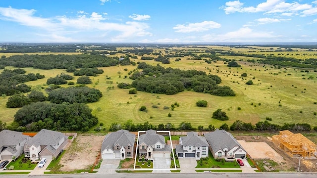 913 Landing Ln, Leander, TX 78641 - aerial view of residential area with property parcel outlined