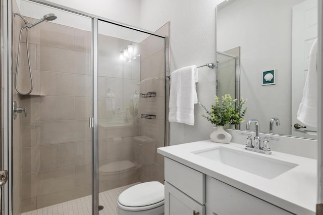 913 Landing Ln, Leander, TX 78641 - bathroom with vanity and a shower stall