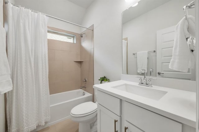 913 Landing Ln, Leander, TX 78641 - full bathroom featuring vanity and shower / bath combo with shower curtain