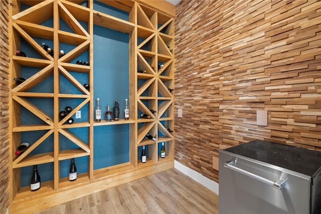 4100 Peak Look Out Dr, Austin, TX 78738 - wine cellar with wood finished floors