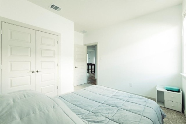 324 Millbrook Blvd, San Marcos, TX 78666 - bedroom with a closet and light carpet