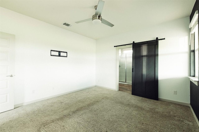 324 Millbrook Blvd, San Marcos, TX 78666 - unfurnished bedroom with carpet floors, a ceiling fan, and ensuite bath