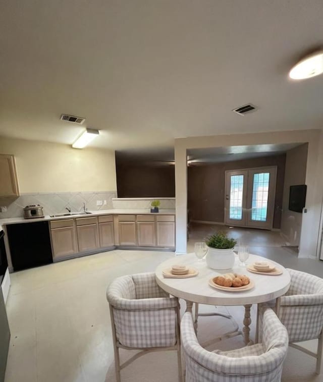 108 Bexar Forest Cv, Elgin, TX 78621 - dining area featuring french doors