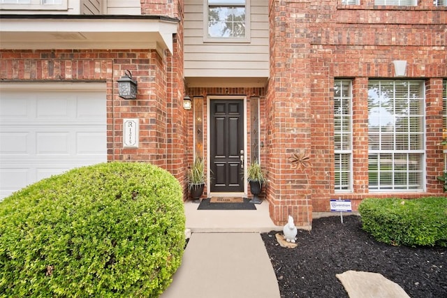 1215 Boerne Dr, Cedar Park, TX 78613 - property entrance featuring brick siding and a garage