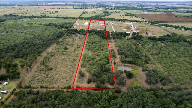 353 Littig Rd, Elgin, TX 78621 - overview of rural landscape with property boundaries highlighted