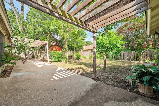 11702 Shoshone Dr, Austin, TX 78759 - fenced backyard with a patio and a pergola