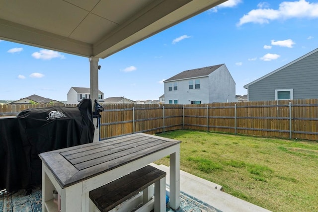105 Perfect World Loop, Jarrell, TX 76537 - fenced backyard featuring a residential view