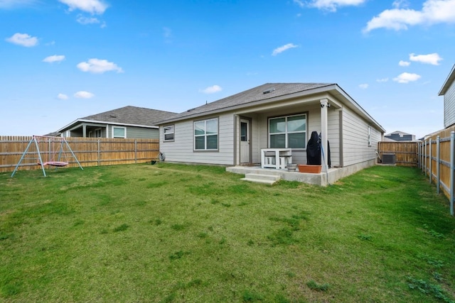 105 Perfect World Loop, Jarrell, TX 76537 - back of property with a fenced backyard