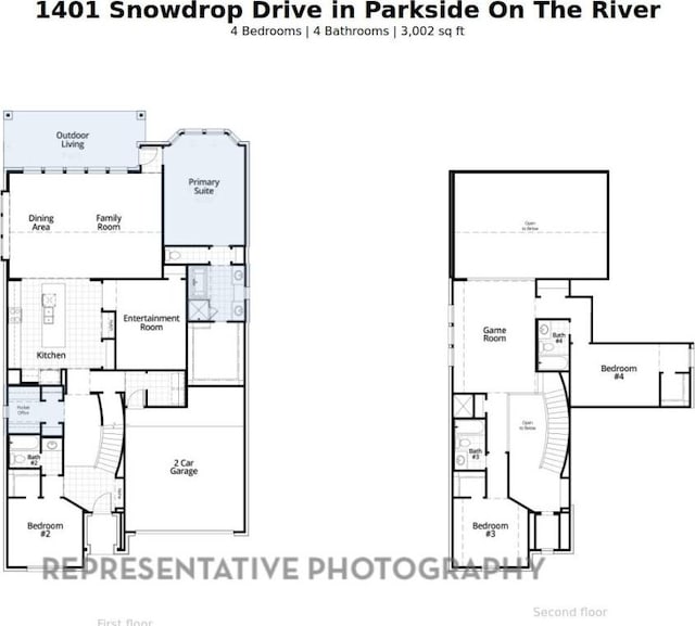1401 Snowdrop Dr, Georgetown, TX 78628 - view of floor plan / room layout